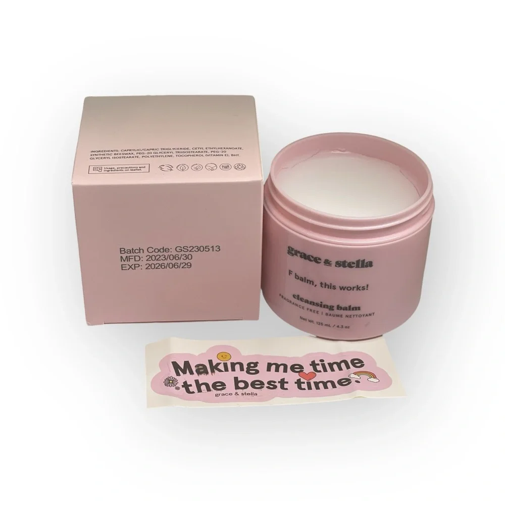 new Grace & Stella ㋛ F balm, this works! cleansing balm ㋛ Full Size ㋛ Fresh Box